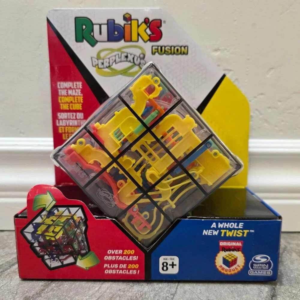 Rubik's Perplexus Fusion 3x3 Gravity 3D Maze Game Brain Teaser Puzzle 6056605